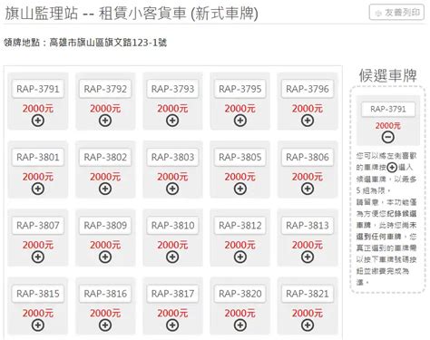 車牌 選擇|監理站選牌好麻煩？用對工具一次處理完